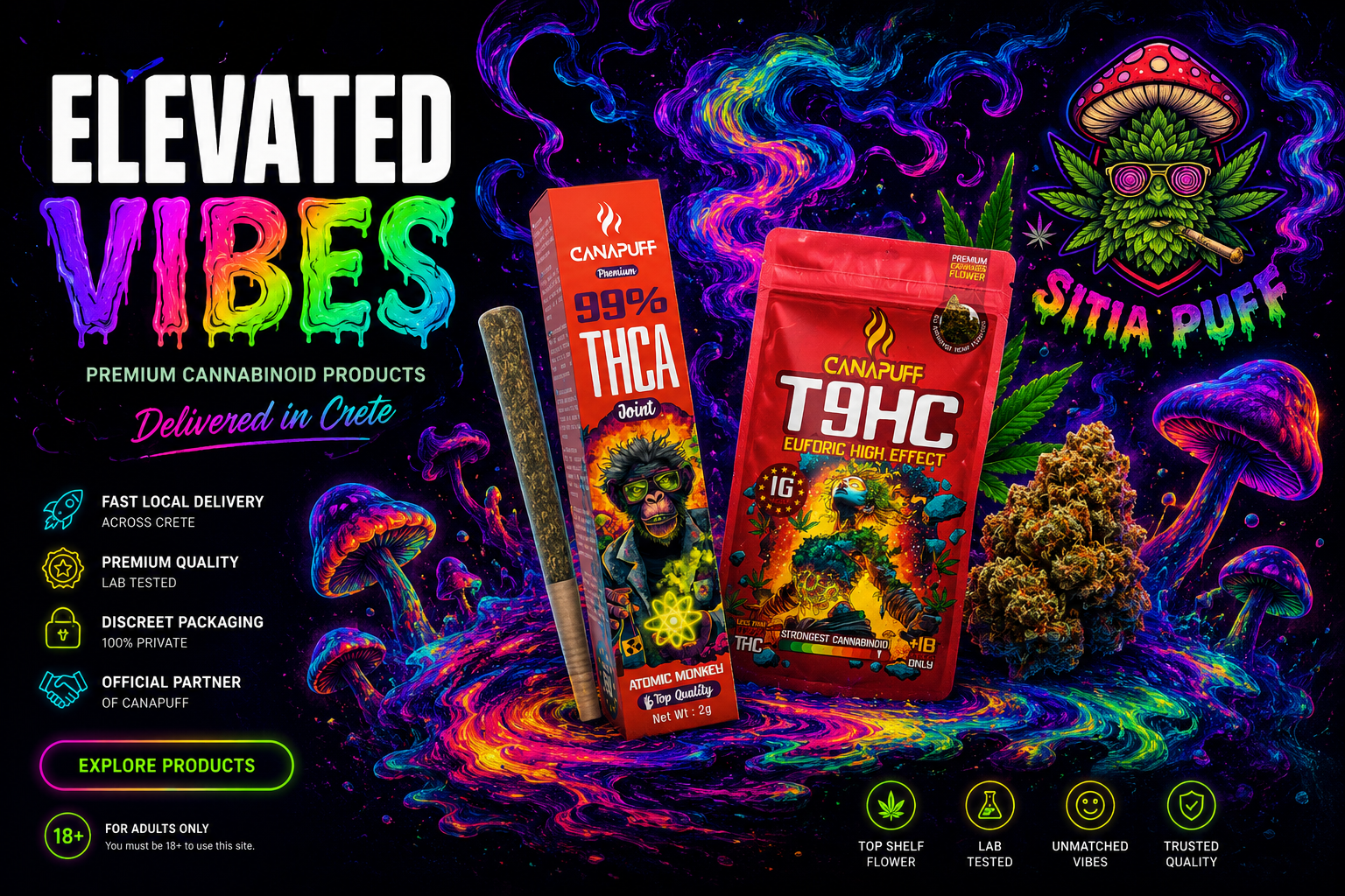 Sitia Puff — Elevated Vibes — Premium Cannabinoid Products Delivered in Crete